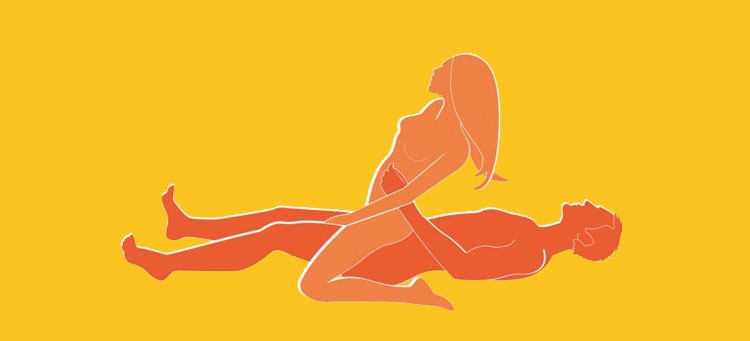 Posición sexual vaquera inversa